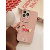 Leather Cartoon Embroidered Dachshund iPhone 15 Pro Max Apple 14 Phone Case 11 New 12 Soft 13 Pro
