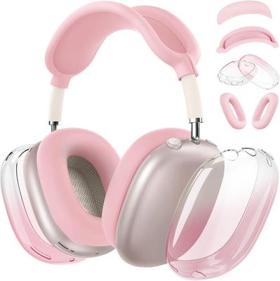 AirPods Max TPU Transparente Farbverlauf Schutzhülle: Stirnband & Ohrmuschelbezug