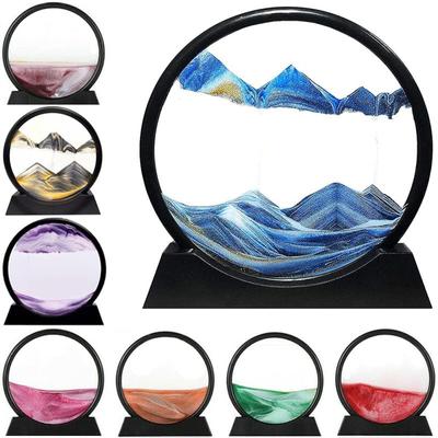Flowing Sand Painting For Living Room Multifunctional Decoration 3d Sand Picture Simple Relaxing