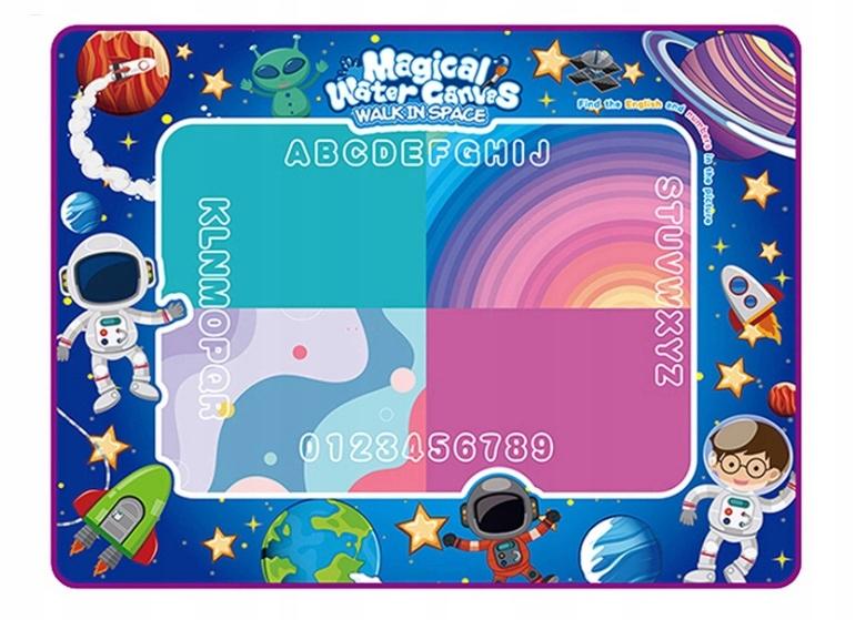 MATA DO KOL. PISAKIEM WODNYM KOSMOS 80x60CM 0039