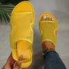 New Summer Flat-Bottomed Breathable Mesh Sandals Women'S Large-Size Casual Beach Cool Slippers Size 43