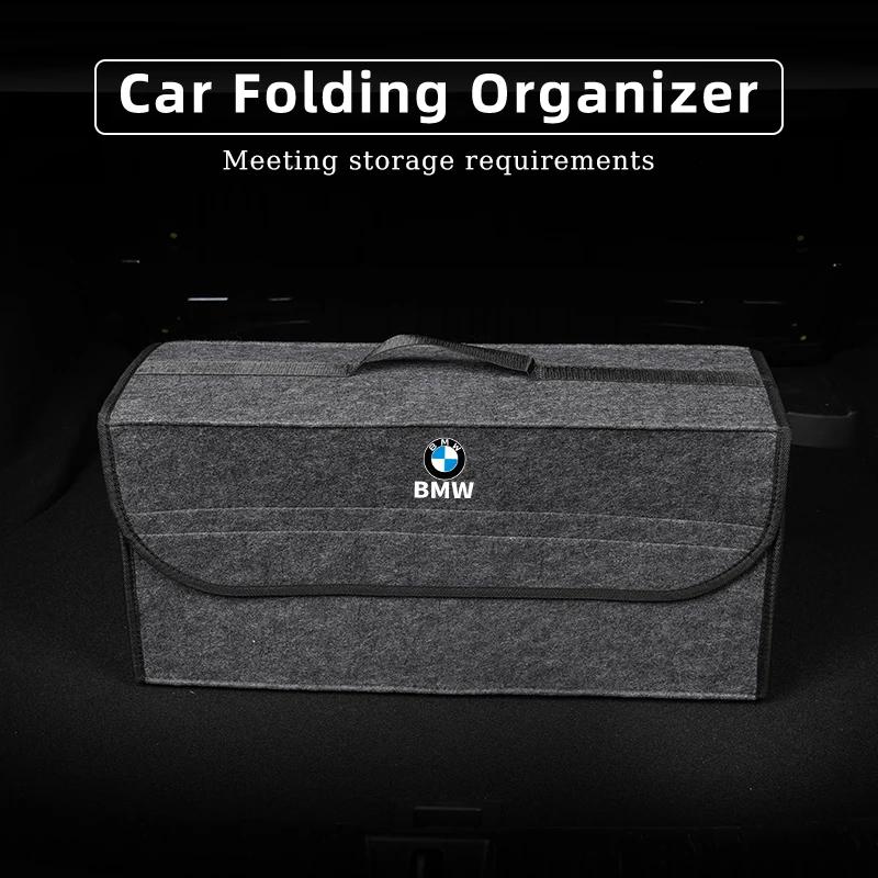 MAKKG1 New 2025 Car Trunk Storage Box Foldable Stowing Tidying Organizer Bag For BMW Performance F30 F20 F10 F40 E92 E91 G20 G30 G05 G0