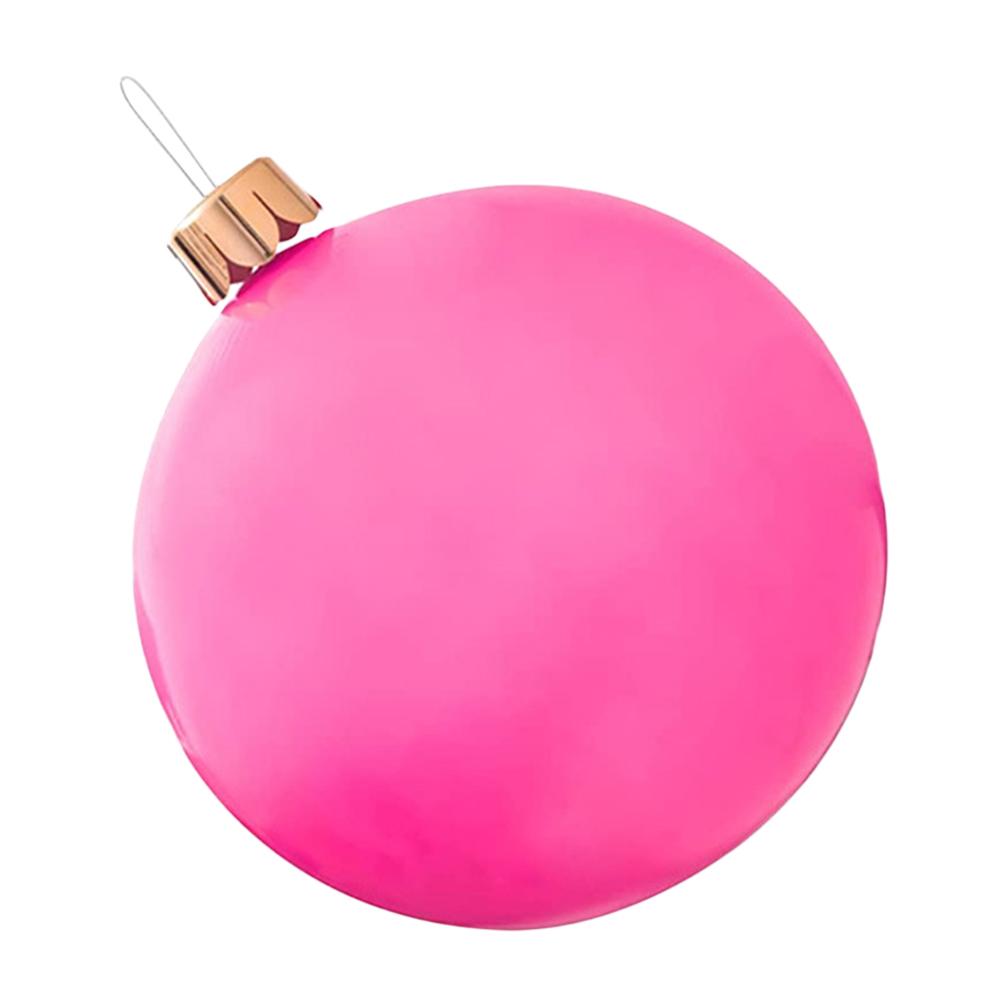 30/45/65/75CM Christmas Inflatable Ball PVC Blow Up Ball 8 Colors Decorated Ball With Stakes To Fasten Ball Happy new year