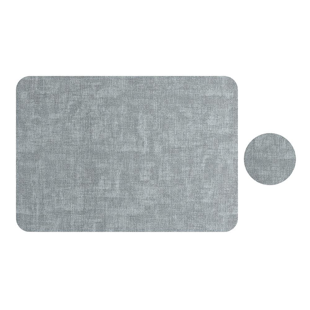 Quadratische Leder-Platzdeckchen, Esstisch-Isolierunterlage, Hochwertiges Hitzeschutz-Platzdeckchen, Platzdeckchen ins Wind-Untersetzer-Platzdeckchen