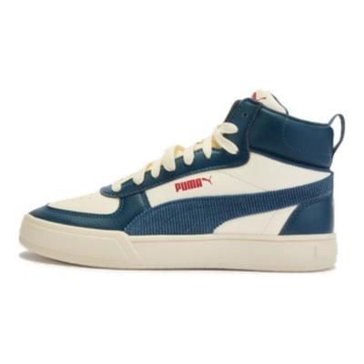 Caven Retro Melange Color Block Mid-Top Sneakers Unisex Sneakers Off-White Blue 407869-01