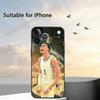 Custodia per Telefono Sportiva Basket Victor Wembanyama Per iPhone 17, 16,15,14,13,12,11 Plus,Pro Max, Altri Cover Morbida Nera