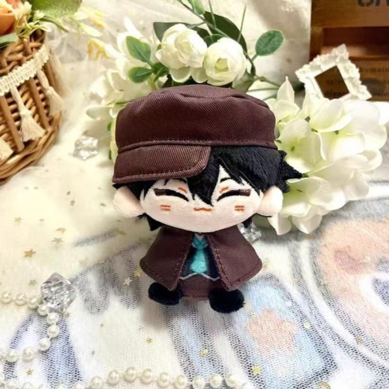 Bungo Stray Dogs Osamu Dazai Ranpo Edogawa Plush Pendant Chuuya Nakahara Anime Hanging Ornament Collectible Gift