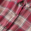 Women's Brushed Plaid Shirt, 2026 Spring Retro Hong Kong Style, Versatile Long Sleeve Plus Size, 200 Jin.