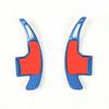 Blue Steering Wheel Shift Paddle Shifter Trim Cover for Ford Mustang 2015+ Parts