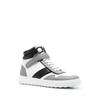 Salvatore Ferragamo Ferragamo Logo Print Hi Top Sneakers wHite