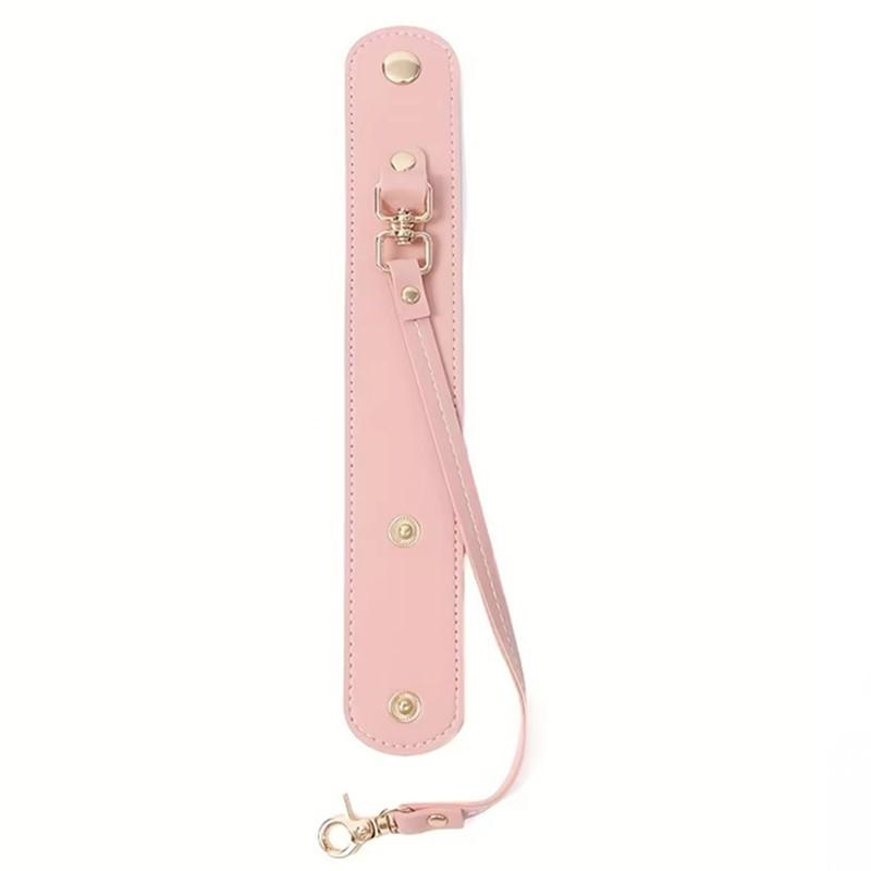 Vintage Pu Leather Glove Holder Strap With Clasp Leather Towel Holder For Handbag Glove Strap For Hat Outdoor Camping Women
