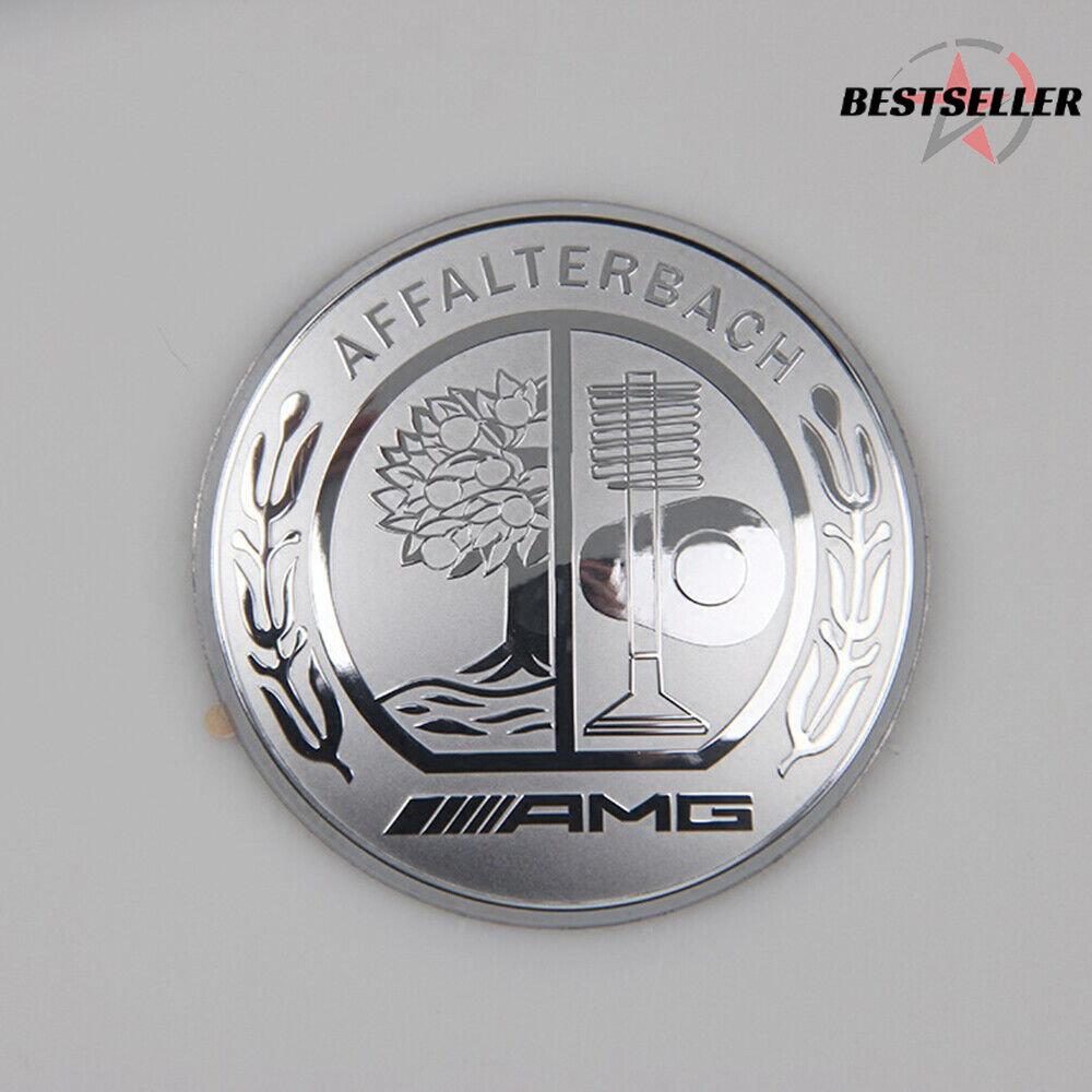 Sale Silver 52mm 3D Steering Wheel Cover Trim Fit For Mercedes Benz AMG