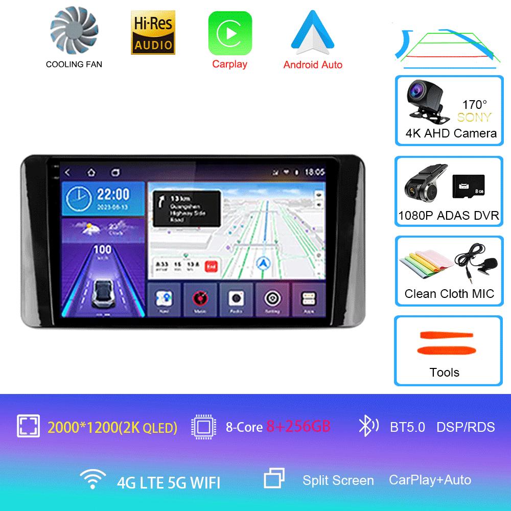 Android 14 For Volkswagen Polo Mk6 VI 6 2020 - 2022 Car Radio Multimedia Video Player Navigation Carplay WIFI BT 2Din 2 Din DVD