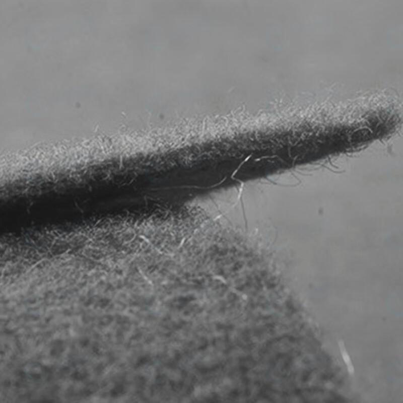 Jingcai Qiyuan Grey 2mm Thick Velvet Carpet Runner