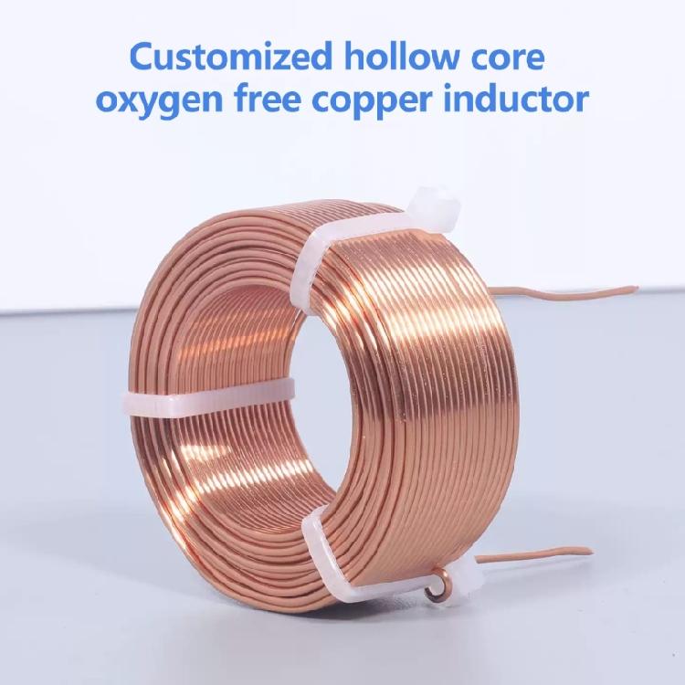 Speaker Builders Air-Cores Inductor Coil with 4N Oxygen-Frees Copper Winding for Crossover Networking Assembly and Updates