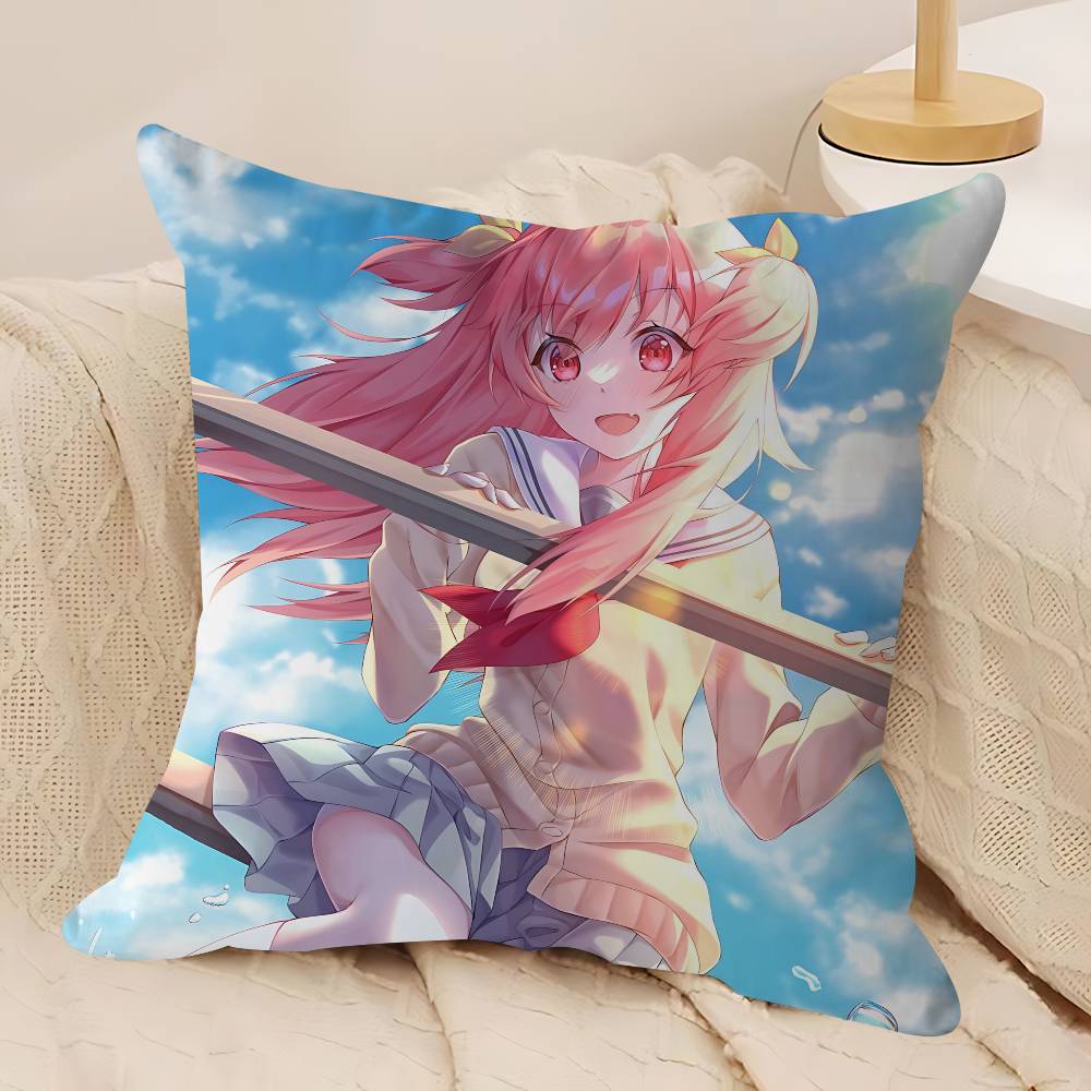 

A-Айри Момои Мультяшная Подушка Подарки Мебель для Дома и Офиса Спальня Диван Автомобильная Подушка Наволочка Чехол 45x45см 12x12Inch