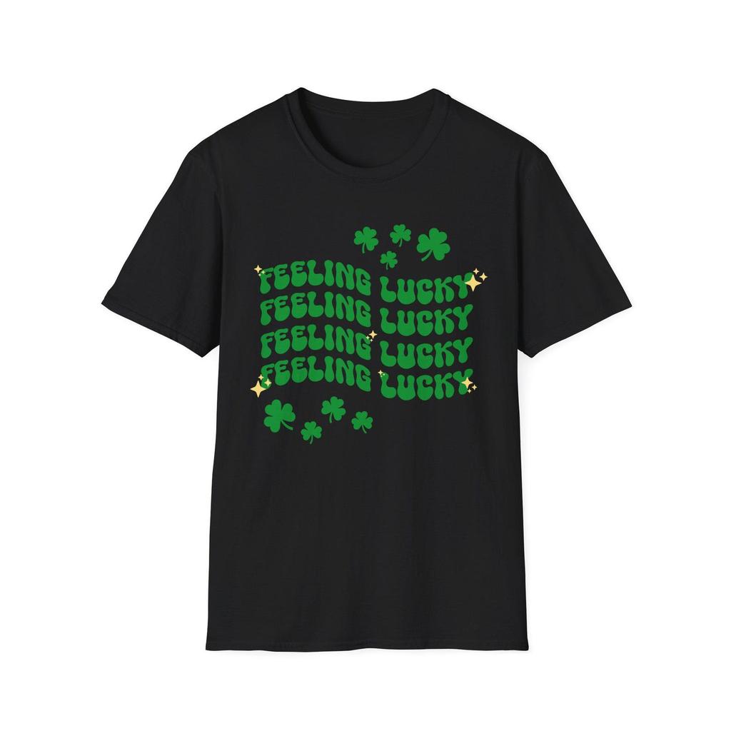 Feeling Lucky Shamrocks T-Shirt | St. Patrick's Day Clover Tee