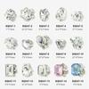10Pack Rhinestones 3D Nail Art Crystal Rhinestones Nail Tips Decorations Crystal 3D Nails Charm Manicure for Women