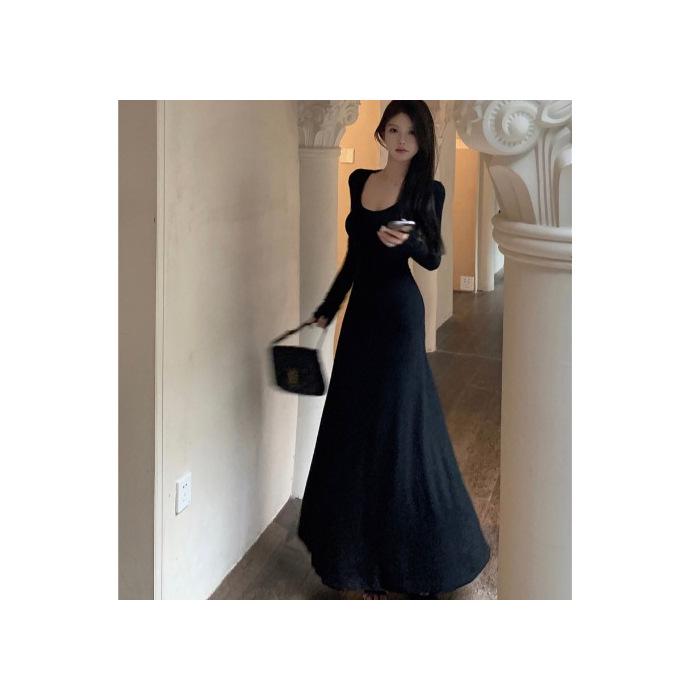 

«Элегантное платье с длинными рукавами и фасоном «рыбий хвост»: «Идеальная посадка и соблазнительный силуэт для женщин» S