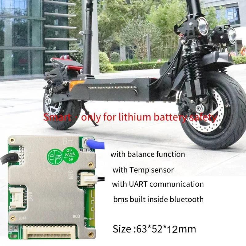 JBD BMS Automized Identify 7s-14s 7S 8S 9S 10S 11S 12S 13S 14S 20A 30A LFP NMC Smart BMS 24V 36V 48V Battery Management System