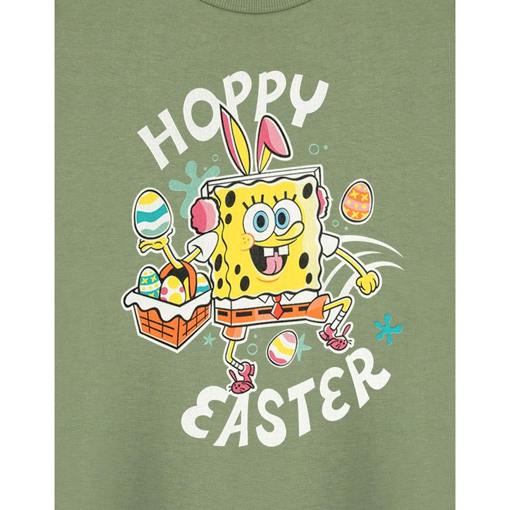 Tricou de Paște Hop-Hop pentru Copii SpongeBob Pantaloni Pătrați