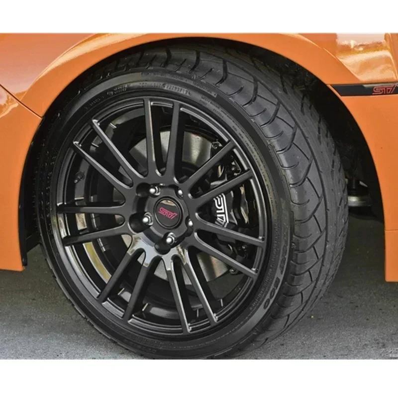 For Subaru WRX BRZ DRL XV STI Outback Forester Impreza Tribeca Auto Wheel Hub Cover Accessories 4PCS 60mm Car Wheel Center Caps WW3