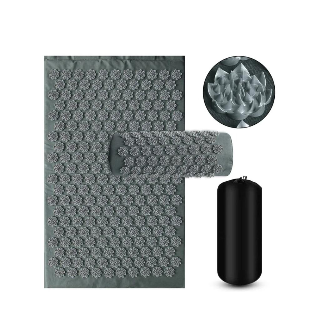 Lotus acupoint massage, Lotus spinal cushion, Yoga pillow, Foot cushion, Back and shoulder massage, Relaxation and leisure, Sand base cushion, Gift