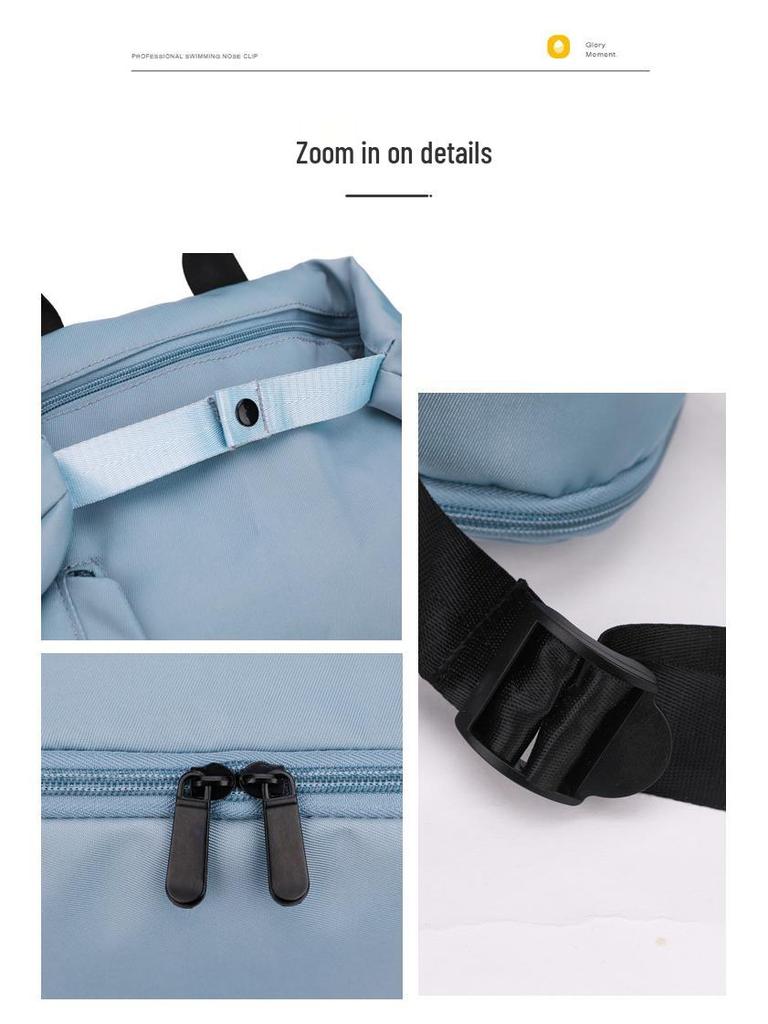 Women's Wet/Dry Swim Bag with Shoe Compartment - Fitness, Yoga, and Casual Backpack
