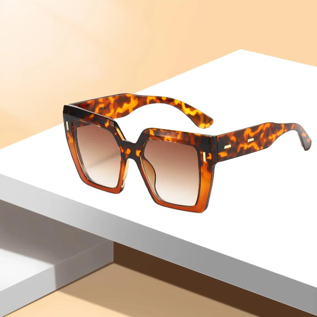 Trendy Square Sunglasses for Men Women Designer Brand Shades UV Protection Eyewear Fashion Sun Glasses Goggles