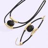 Fashion  Jewelry Set Necklace Bracelet for Women Ladies Vintage Necklace Bracelet Set Elegant Women