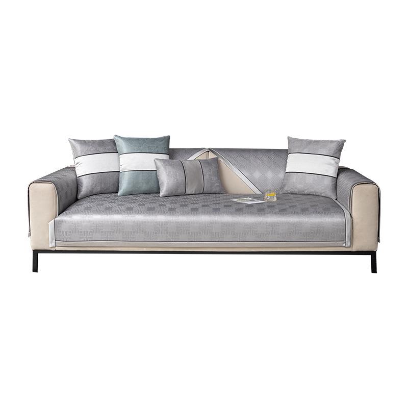 Ice Silk Sofa Cushion Summer Summer Light Luxury Mat Seat Cushion Simple Modern High-End Non-Slip Leather Sofa Cover