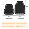 Wire Car Floor Mats Premium Quality Carpet Floor Mats for Cars Non Slip Universal Fit Automotive Floor Mats for Sedan SUV Truck