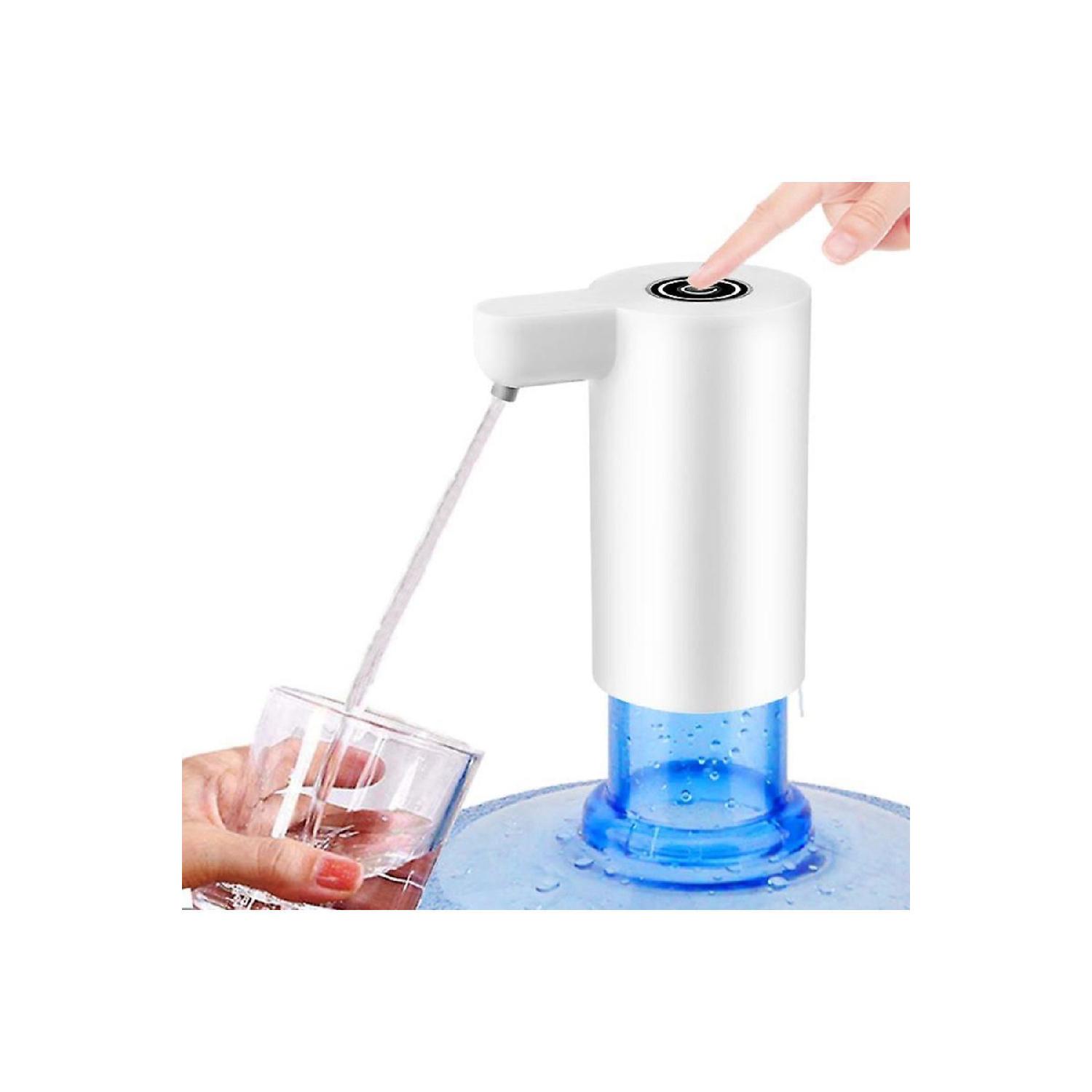 

Electronic Bottle Water Pump With 1200 Ma Battery And Rechargeable Via Usb білий