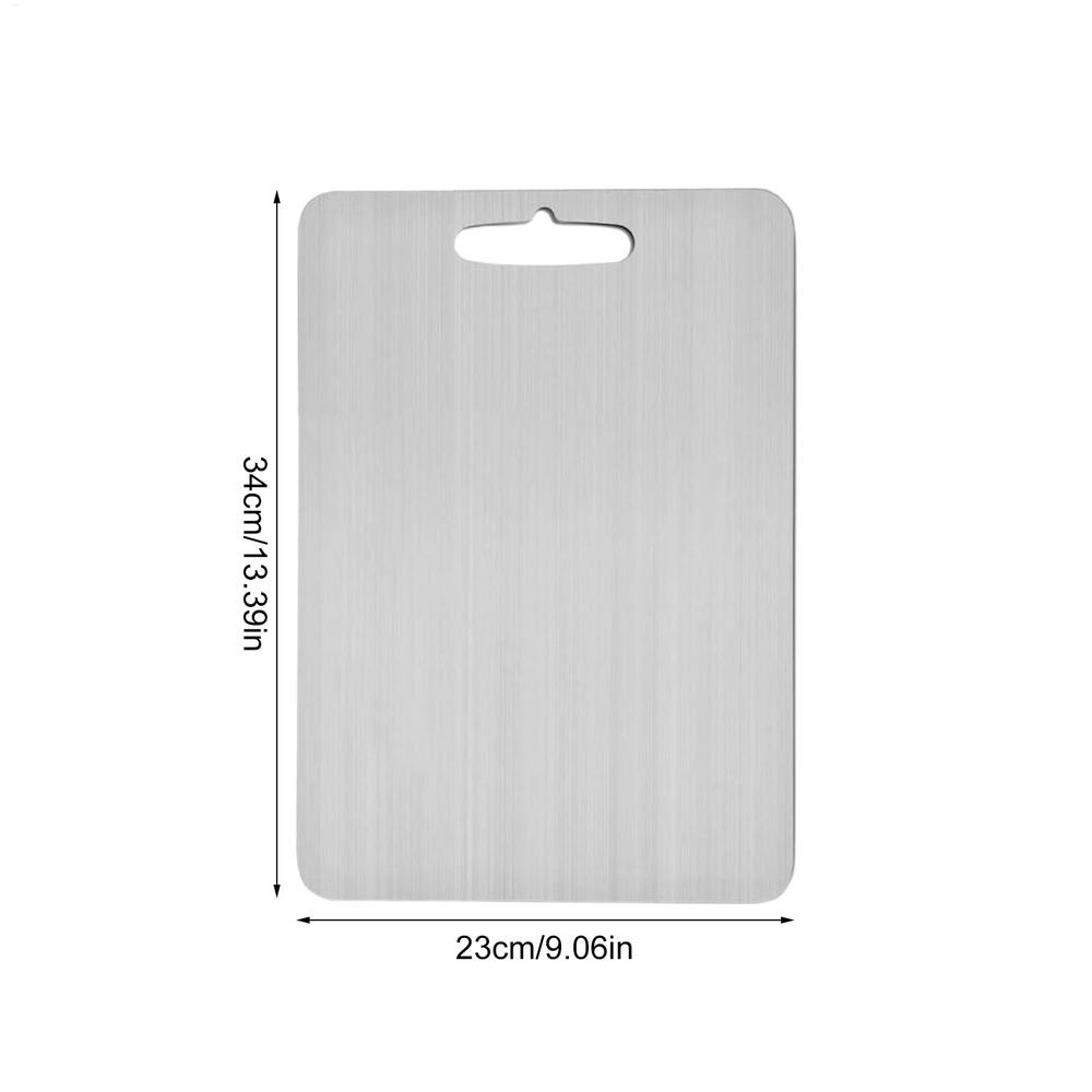 Titanium Cutting Board Food Grade 304 Stainless Steel Cutting Board Fruit Meat Vegetable Kitchen Chopping Board Home Tools