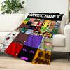 Game M-Mine-Cute C-craft Funny Fashion Blanket Plush Nap Sofa Rug for Living Room Office Bedroom Birthday Home Travel Kid Gifts