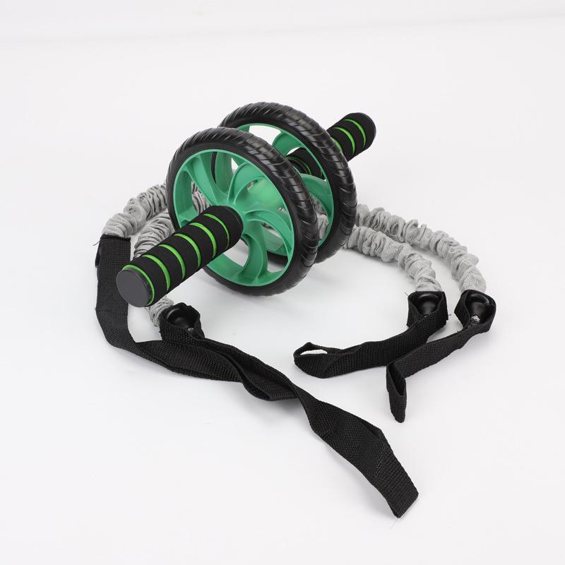 Double Wheel Abdominal Muscle Wheel Home Fitness Equipment for Men Women Abdomen Slimming Workout Artifact