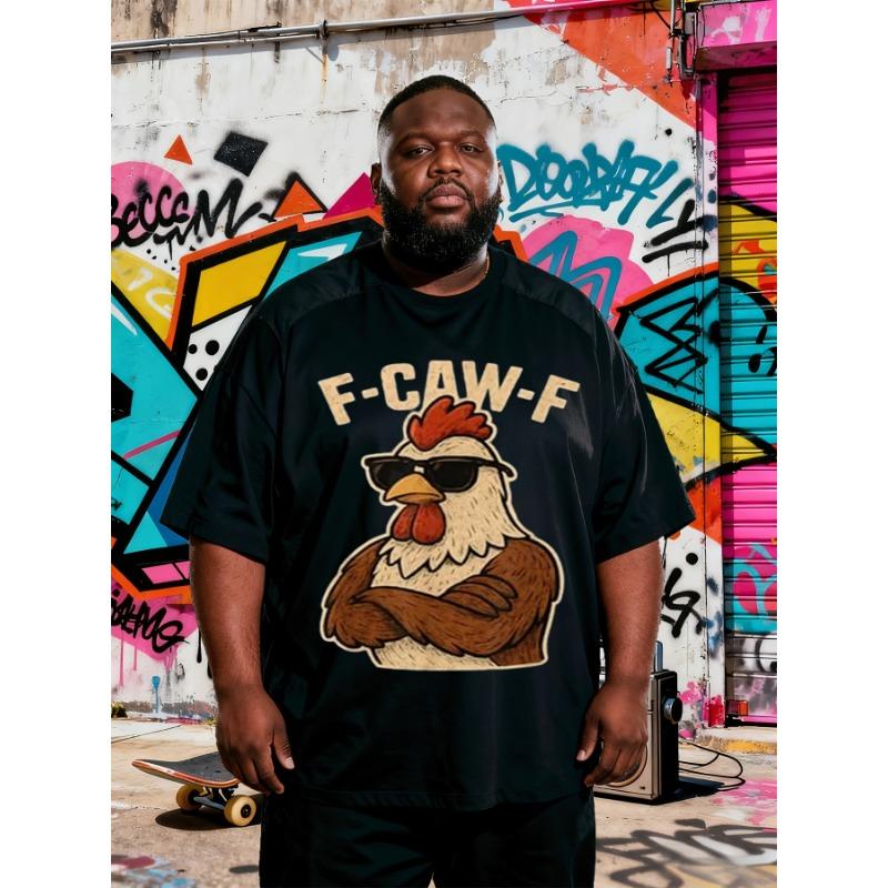 

European sizes F-Caw-F-Rooster-Funny-Bird-Fcawf-Chicken-Whisperer-Fawk-Off-T-Shirt-F-Caw-F-Rooster-F-Awk--F-Chicken S чёрный