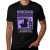 Unsolved mysteries Fernsehshow Kunst Geschenk T-Shirt übergroßes T-Shirt schwarze Grafiken Herren-T-Shirt