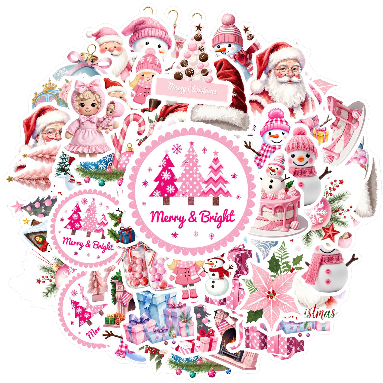 

35pcs-50pcs Charming Gift Stickers Cartoon Winter Funny Stickers Sticker Pack For Guitar DIY Skateboard Laptop Luggage Decor