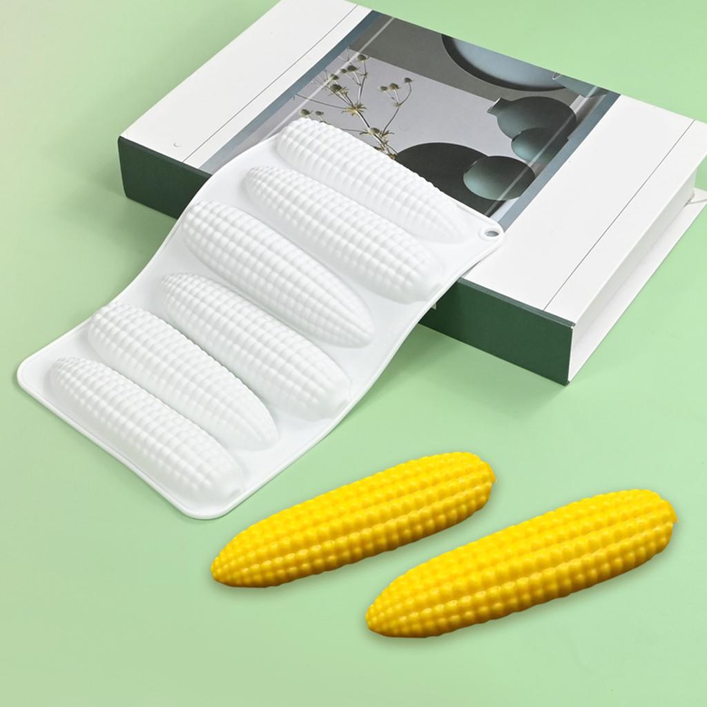 Realistic Corn Shape Silicone Baking Mold Perfect for Creating Unique Mousse Cakes and Desserts In Your Kitchen