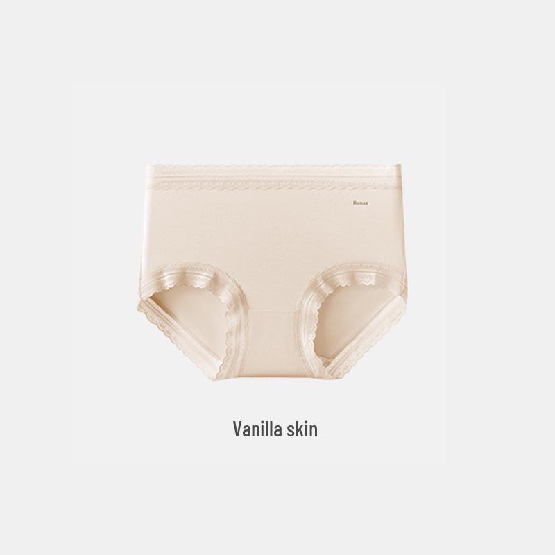 

Bonaus 60s Modal Seamless Women s Underwear - Summer Breathable Cotton Crotch Shorts for Teenagers M (fits 40-50 kg)
