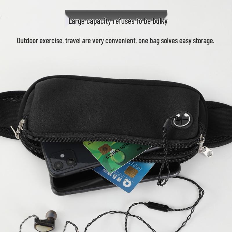 Unisex Waterproof Running Waist Pack - Sports Phone Pouch & Coin Purse for Cycling, Marathon, and Fitness