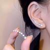 Big Dipper Rhinestone Earrings Colorful Diamond Earrings a Row of 7 Diamond Stars Flashing Diamond Earrings for Women