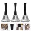 3 Stück Handklingeln Weihnachts-Dekorative Metallglocke Für Party Pädagogische Nutzung Festliche Glocken Requisit Xmas Handglocke Dekor