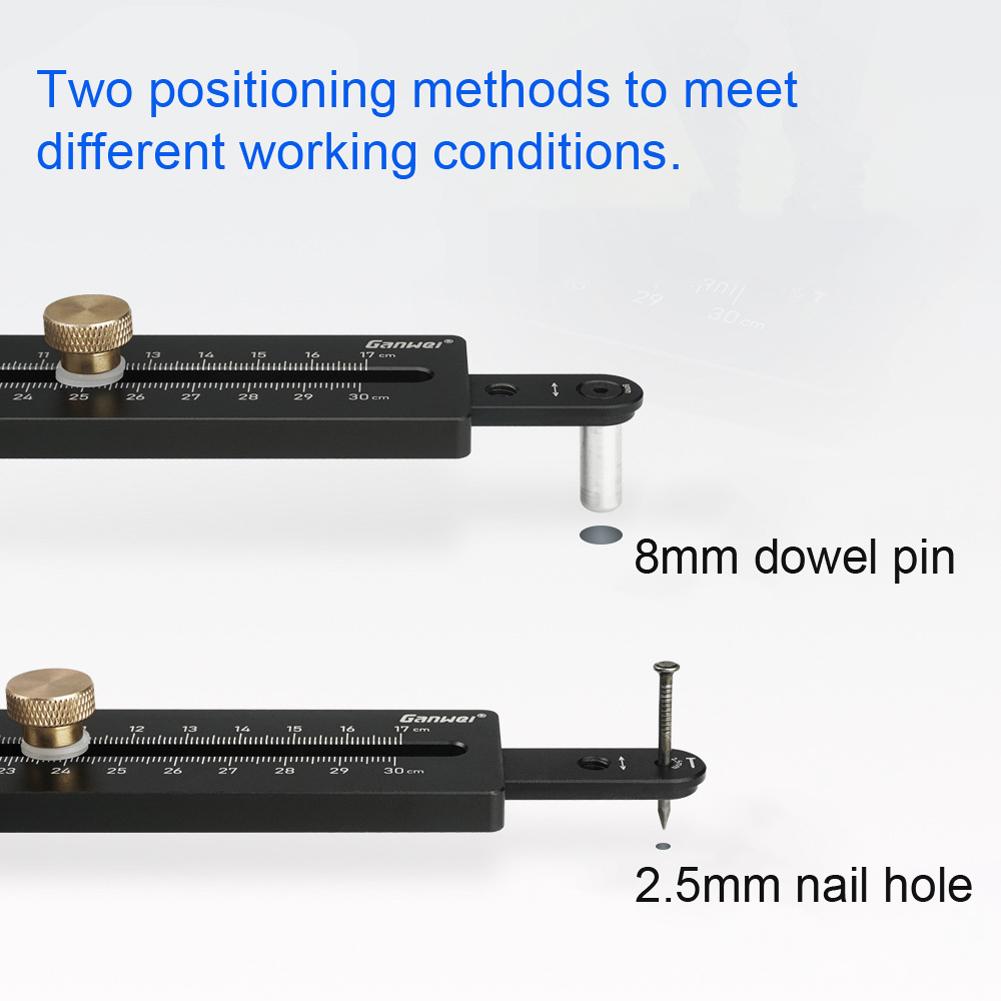GanWei Aluminium Alloy Woodworking Electric Trimming Machine Circle Cutting Jig Wood Router Milling