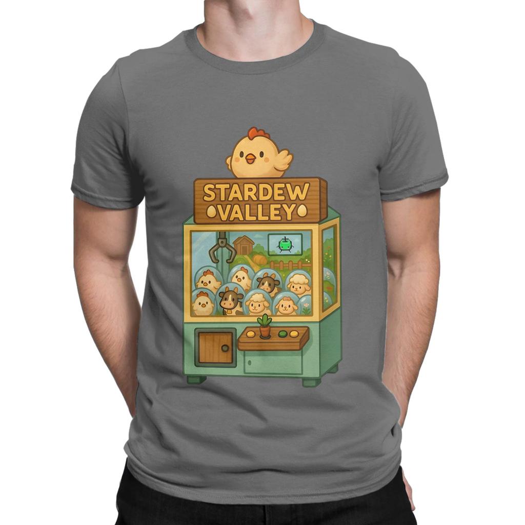 Stardew Valley Crane Game Novelty 100 Cotton Tshirt Stardew Valley Tops Tees For Unisex