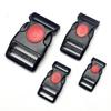 Adjustable 15-38mm Red Dot Snap Fastener Slide Lock Buckle for Pet Collars and Helmets