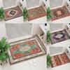Retro Persian Boho Print Doormat Welcome Living Room Bedroom Entrance Mat Kitchen Hallway Anti-slip Washable Floor Foot Mat
