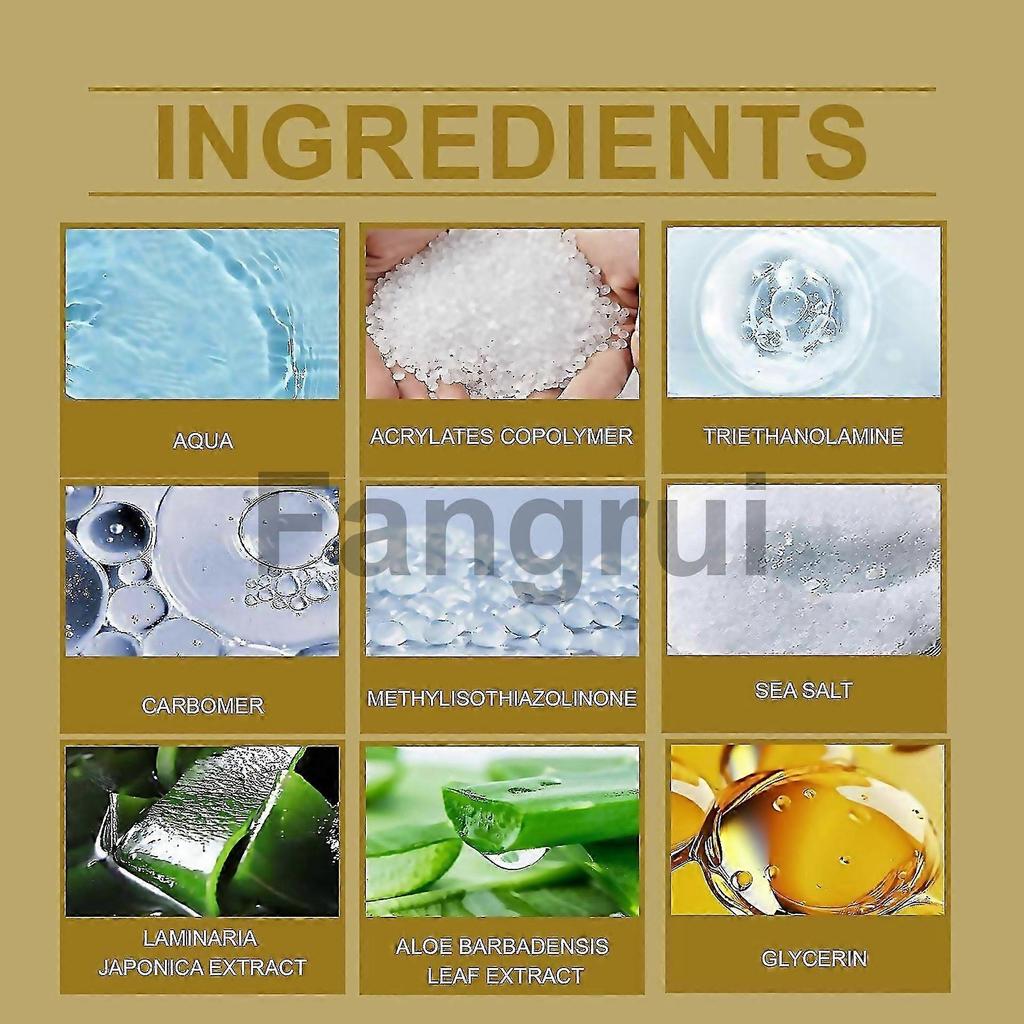 Für Herren Meersalz Haargel Fluffiger Glanz Feuchtigkeitsspendende Styling-Behandlung Mit Seetang Aloe Vera