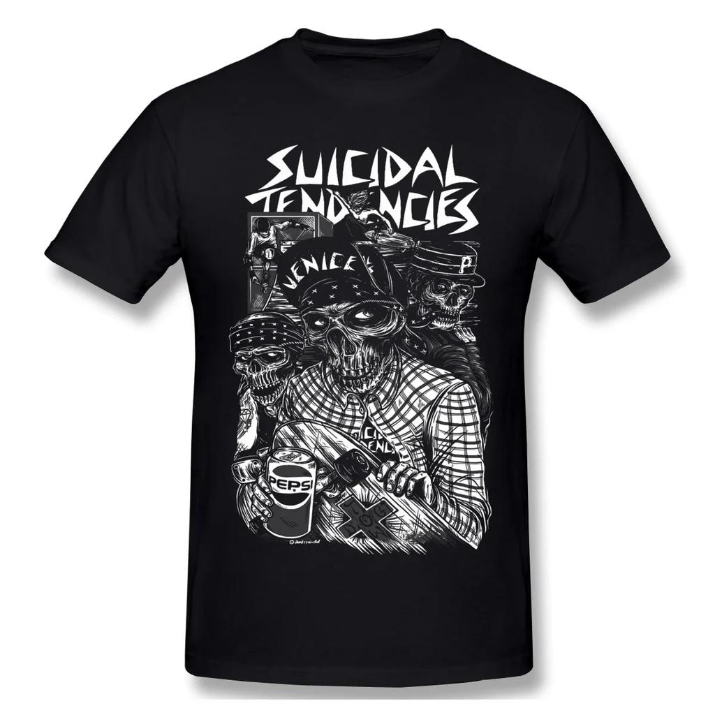 Suicidal Tendencies Potisk Bavlna Vtipná Trička punk Pánská Móda Streetwear
